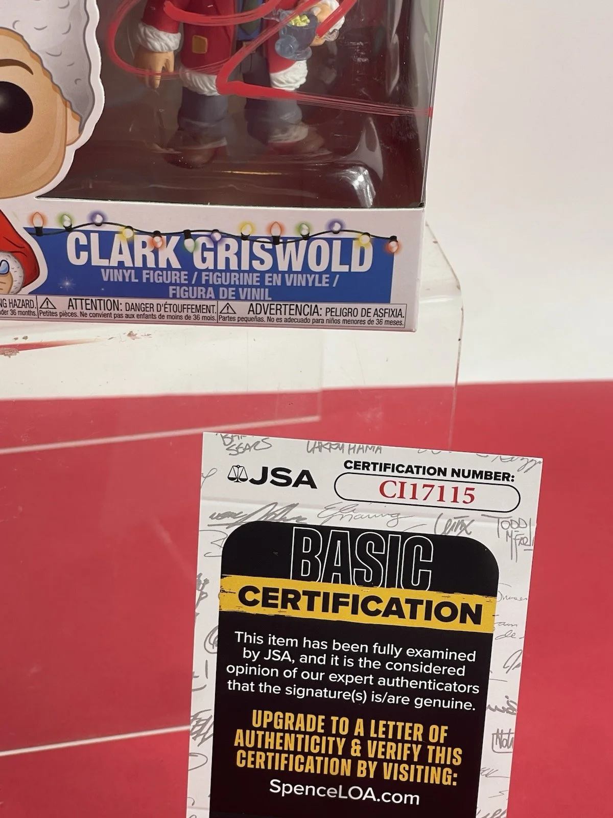Chevy Chase — Chevy Chase Autographed 'Christmas Vacation' Funko Pop #242 JSA Certified, изображение 3