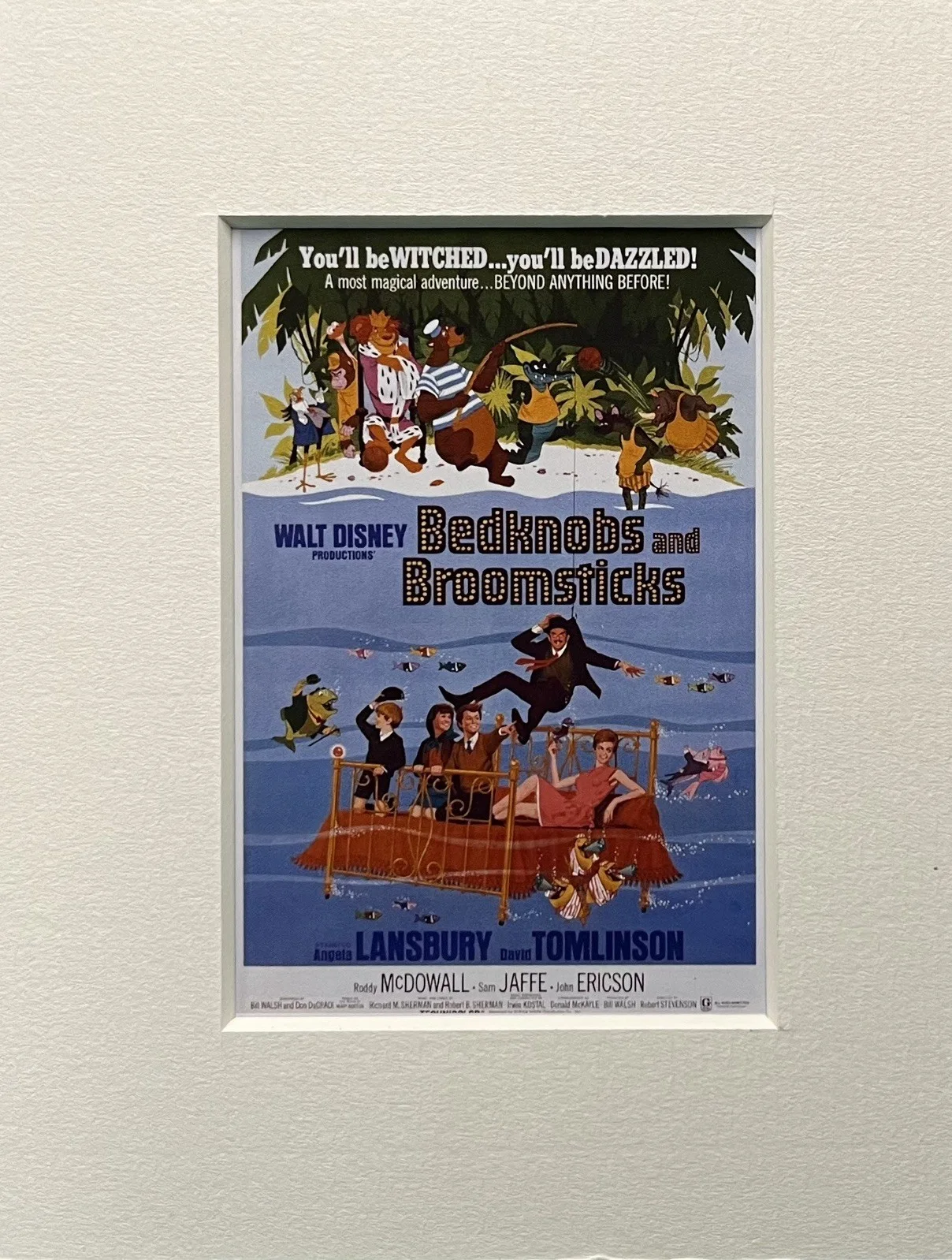 BEDKNOBS AND BROOMSTICKS. . . . 35mm Film Cell Mounted Display, image 2