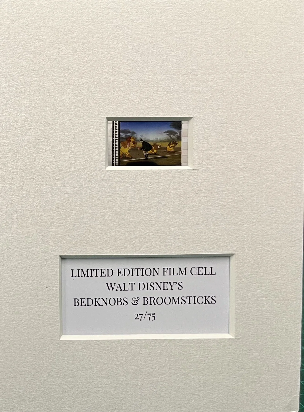 BEDKNOBS AND BROOMSTICKS. . . . 35mm Film Cell Mounted Display, image 3