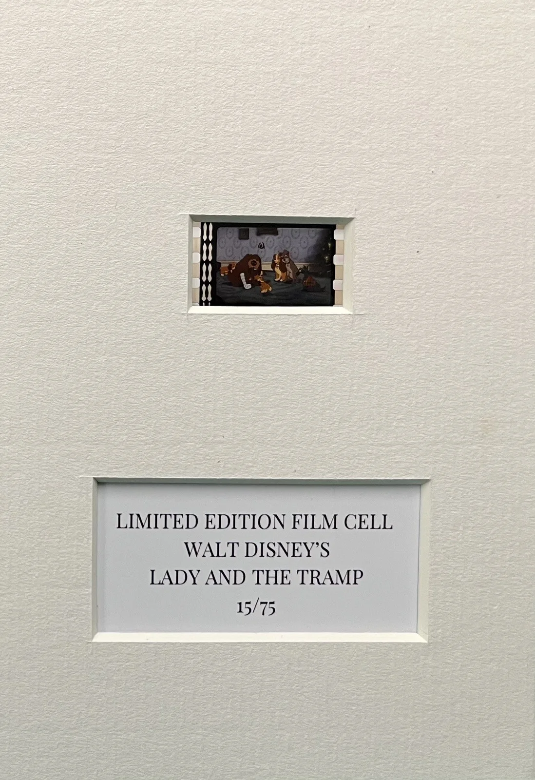 LAY AND THE TRAMP. . . 35mm Film Cell Mounted Display, image 3