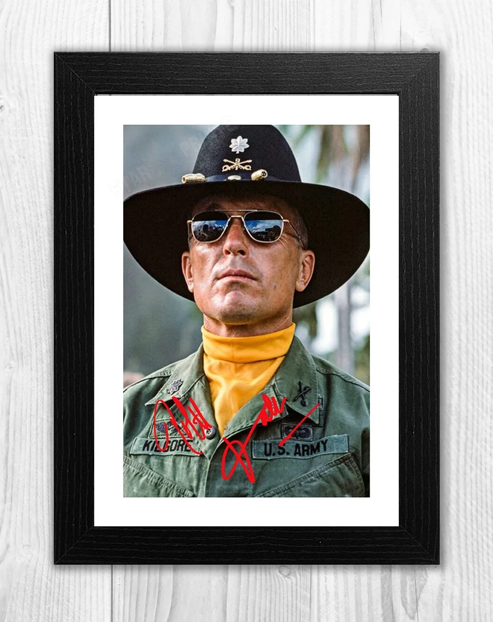 Robert Duval Kilgore Apocalypse Now A4 signed photo poster Choice of frame., image 2