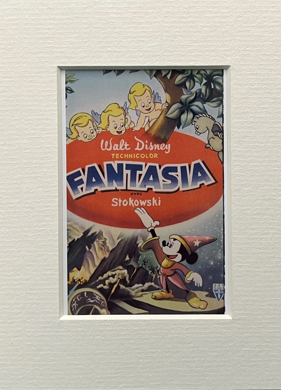 FANTASIA. . 35mm Film Cell Mounted Display, image 2