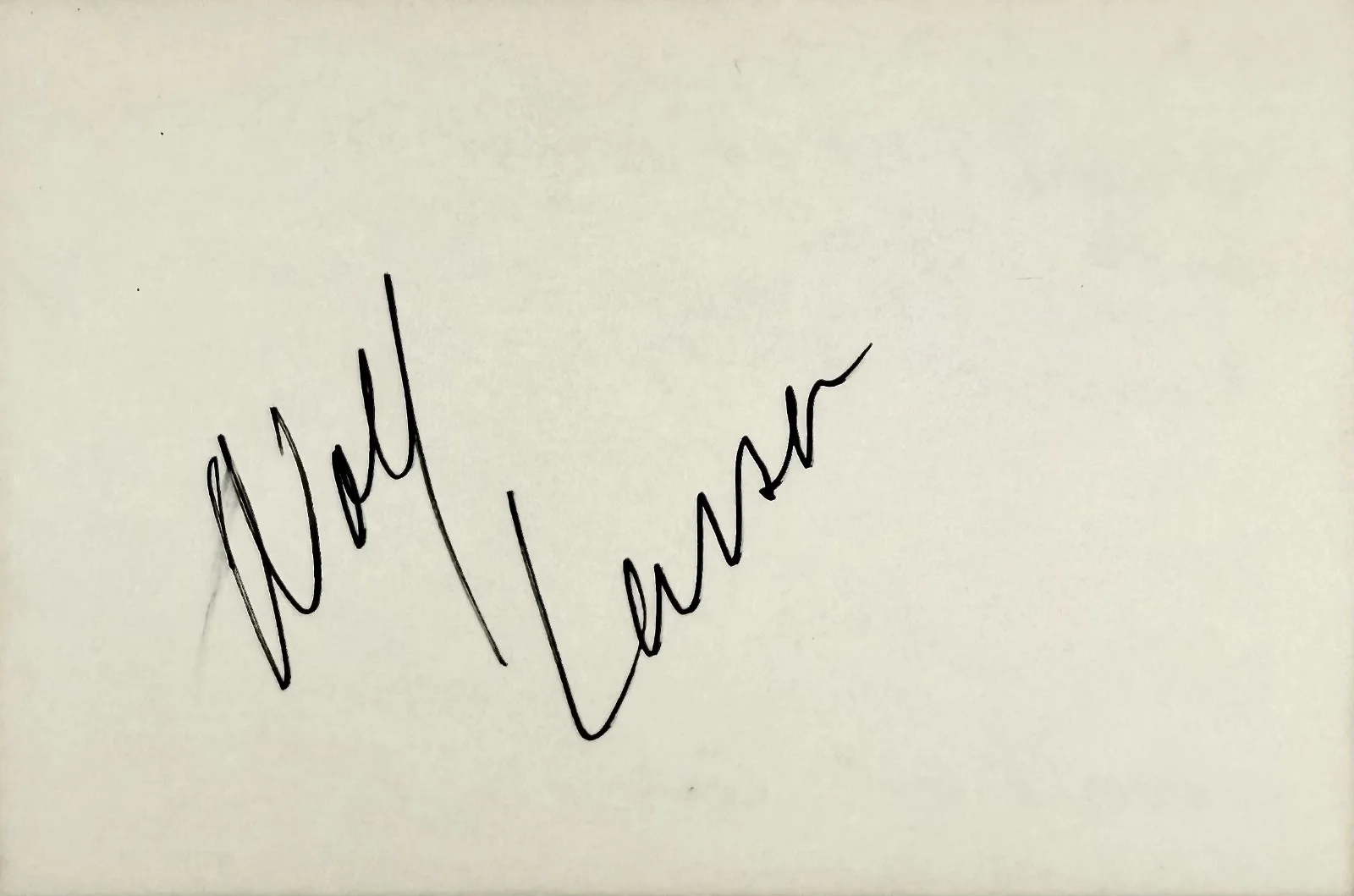 Wolf Larson — WOLF LARSON Signed Autograph 4x6 INDEX CARD L.A. Heat Tracks of a Killer TARZAN, image 4