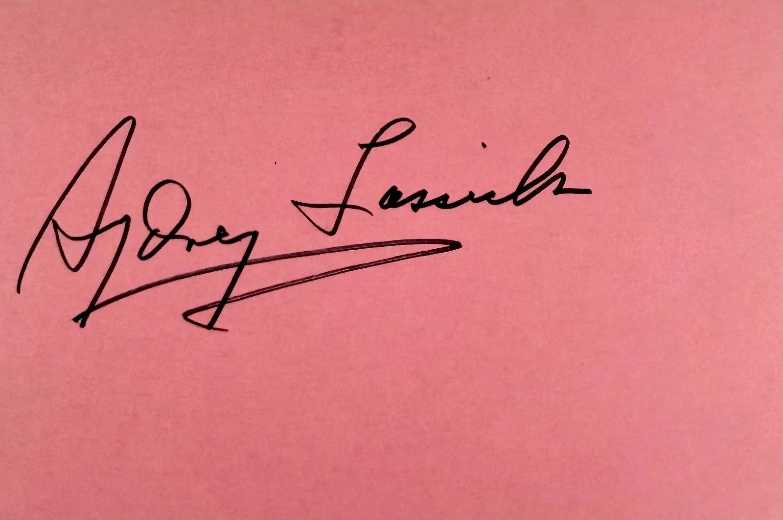 Sydney Lassick — SYDNEY LASSICK Signed Autograph 4x6 INDEX CARD One Flew Over the Cuckoo's Nest, изображение 4