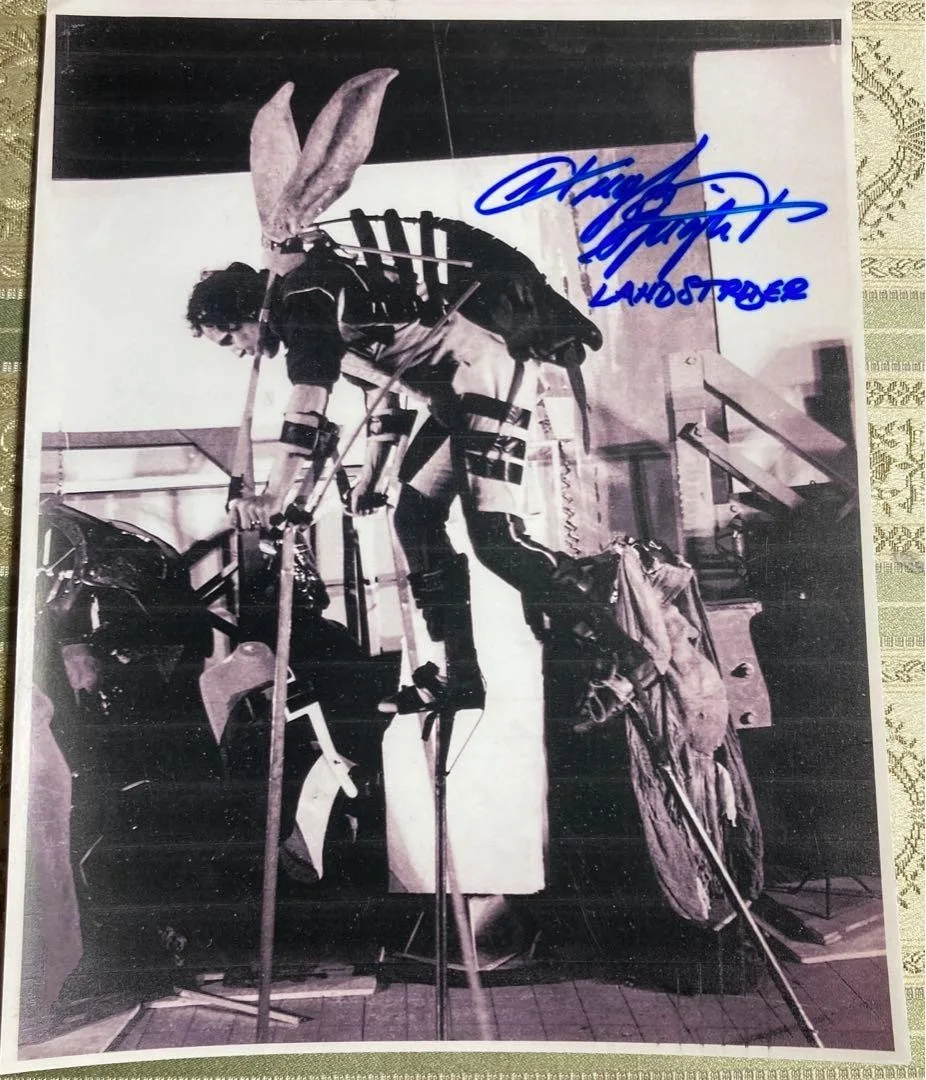 Hugh Speight — Set of 3 autographs by Hugh Speight, who played Landstrider in The Dark Crystal, изображение 2