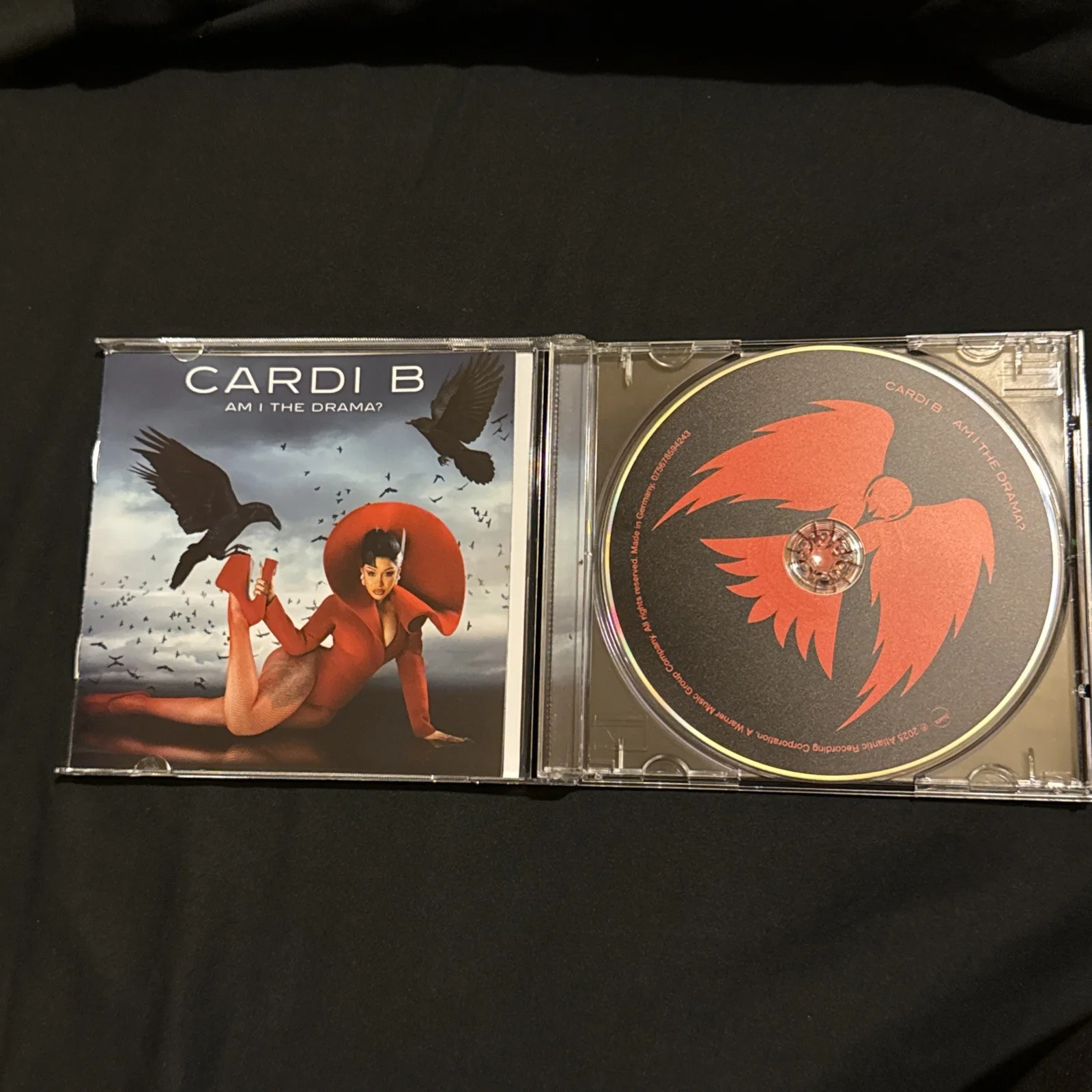 Cardi B SIGNED ALTERNATE COVER Insert Am I The Drama? Cd, изображение 4
