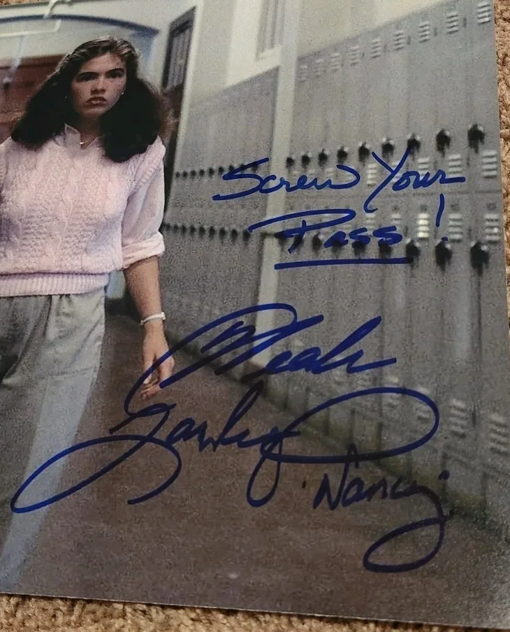 Heather Langenkamp Nightmare on Elm Street Nancy signed 11x14 photo JSA Cert, image 2