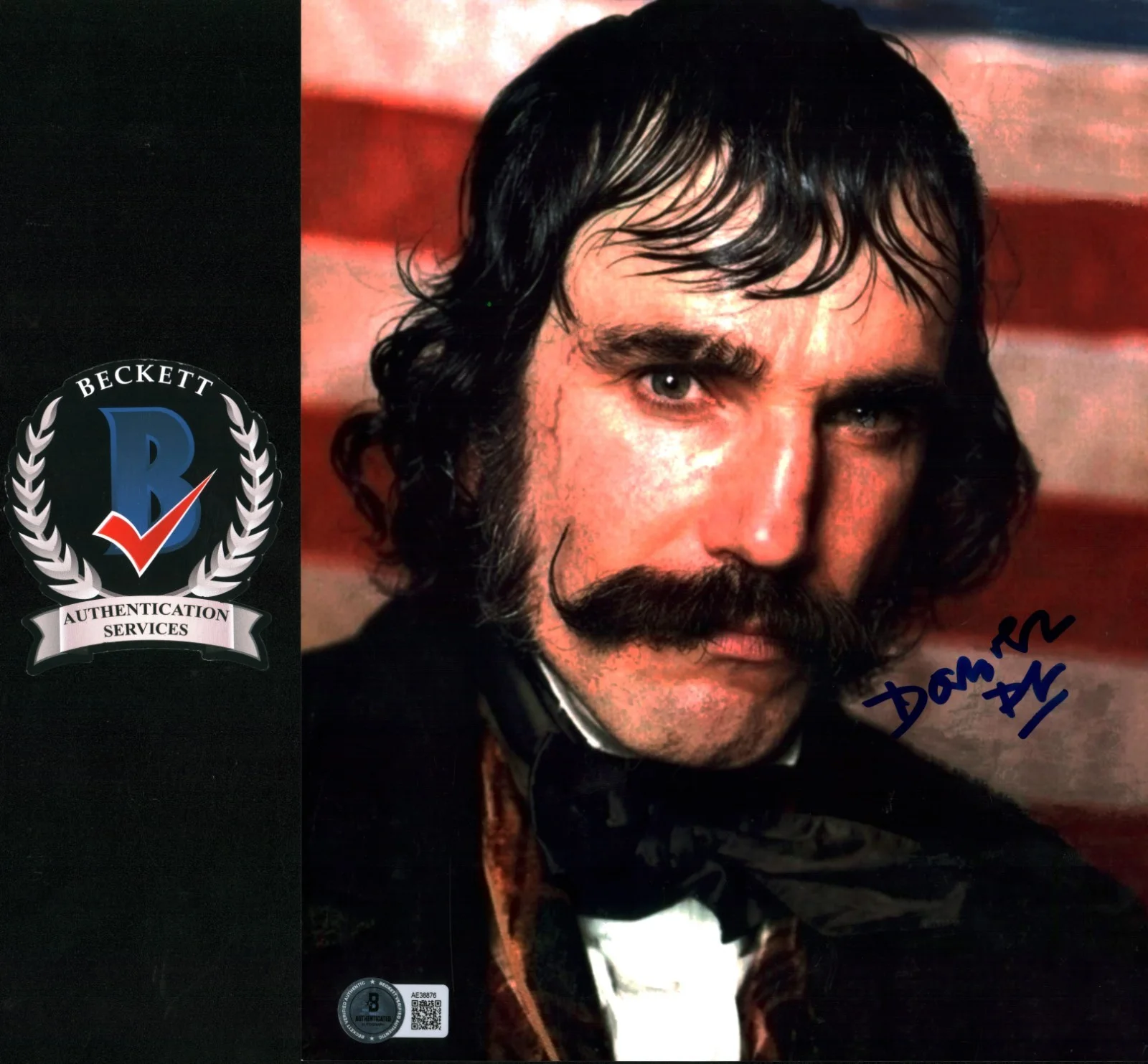 daniel day lewis — Daniel Day Lewis Signed Gangs Of New York 8x10 Photo Autographed BAS LOA COA