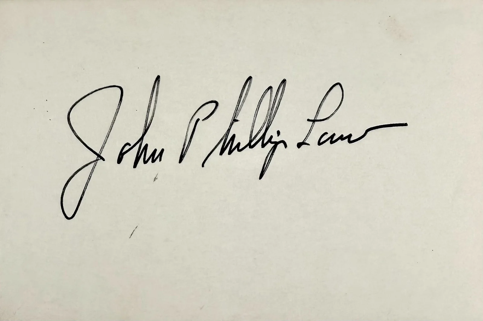 John Phillip Law — JOHN PHILLIP LAW Signed Autographed 4x 6 INDEX CARD Space Mutiny BLOOD DELIRIUM