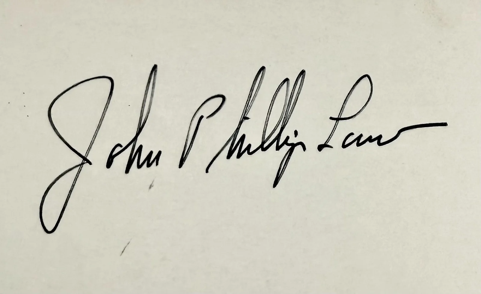 John Phillip Law — JOHN PHILLIP LAW Signed Autographed 4x 6 INDEX CARD Space Mutiny BLOOD DELIRIUM, изображение 4