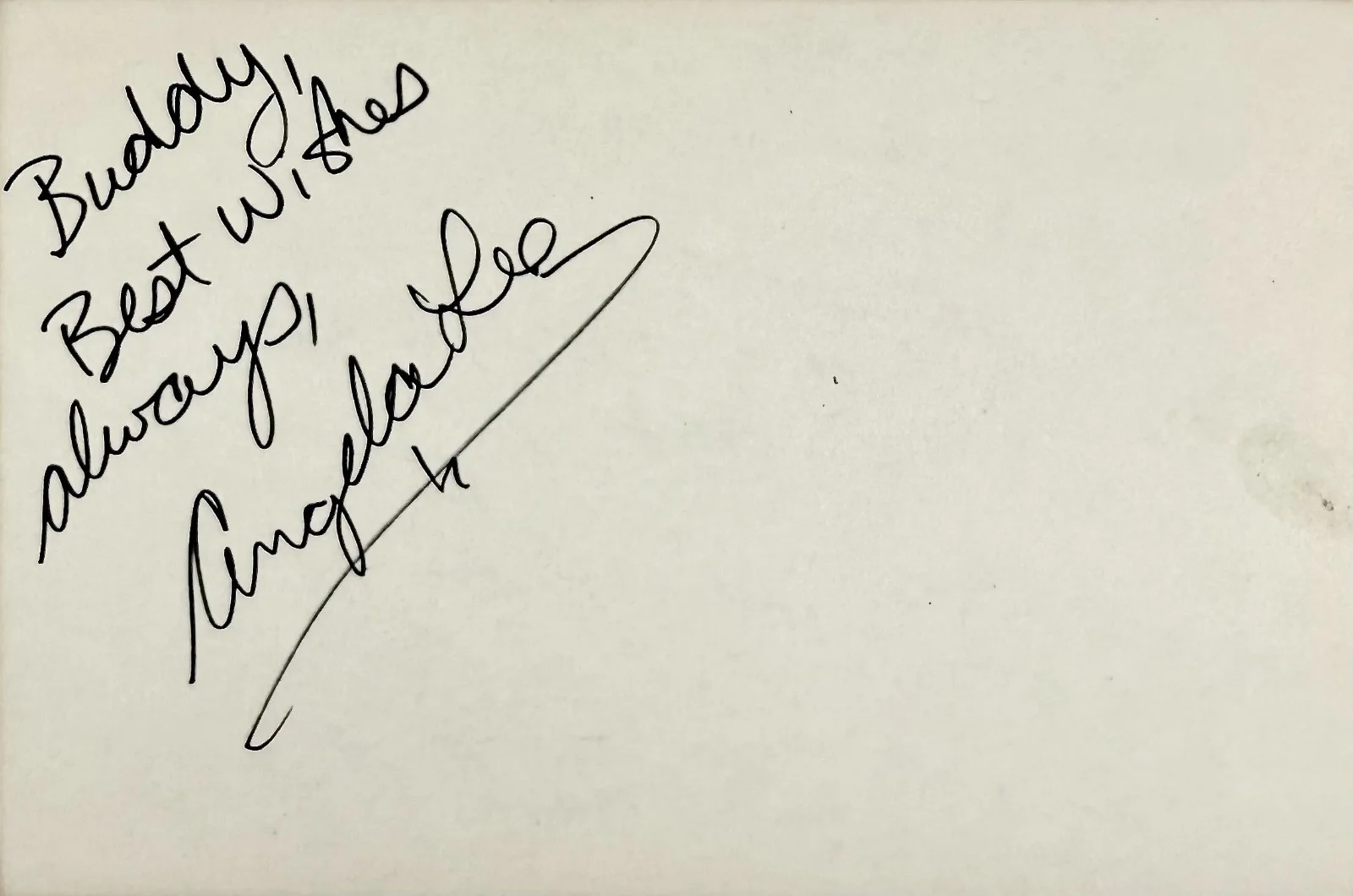 Angela Lee — ANGELA LEE Signed Autographed INDEX CARD Charlie Brown & Snoopy Show LUCY VOICE, изображение 4