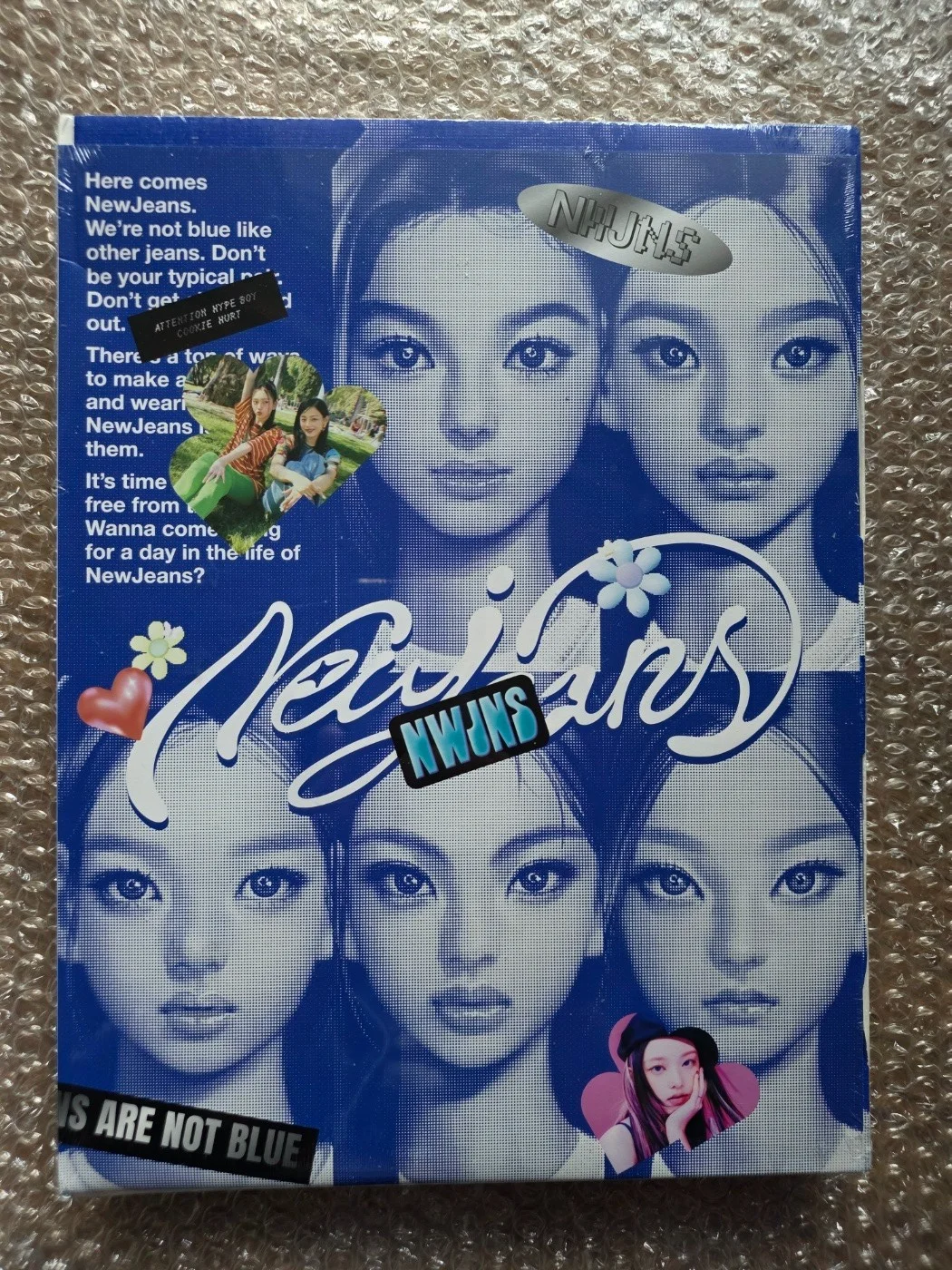NewJeans Sealed 1st EP Blue Book Album Full Set, image 2