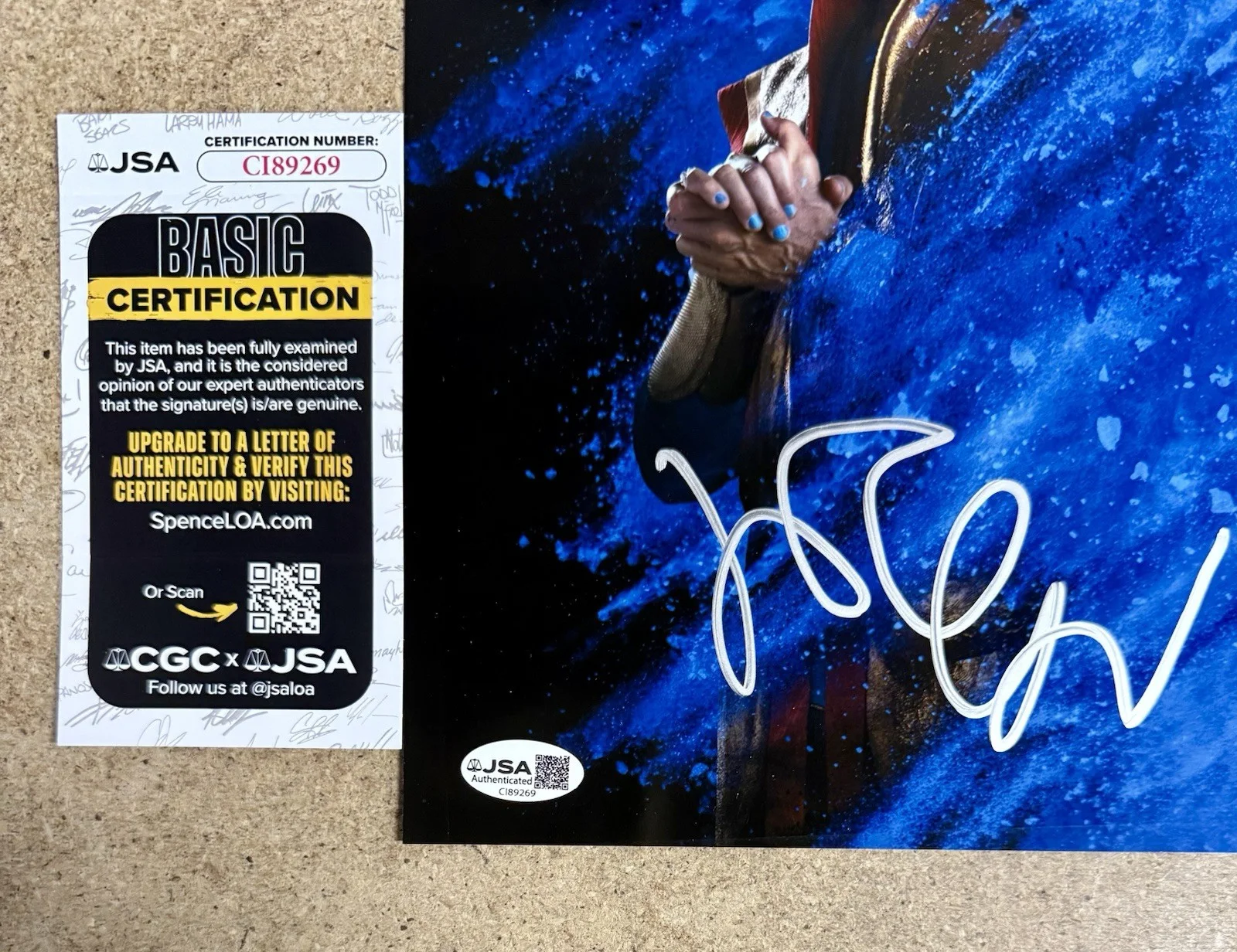 Jeff Goldblum — Jeff Goldblum Signed 8x10 Photo Thor Ragnarok Grandmaster JSA COA Autographed, изображение 2