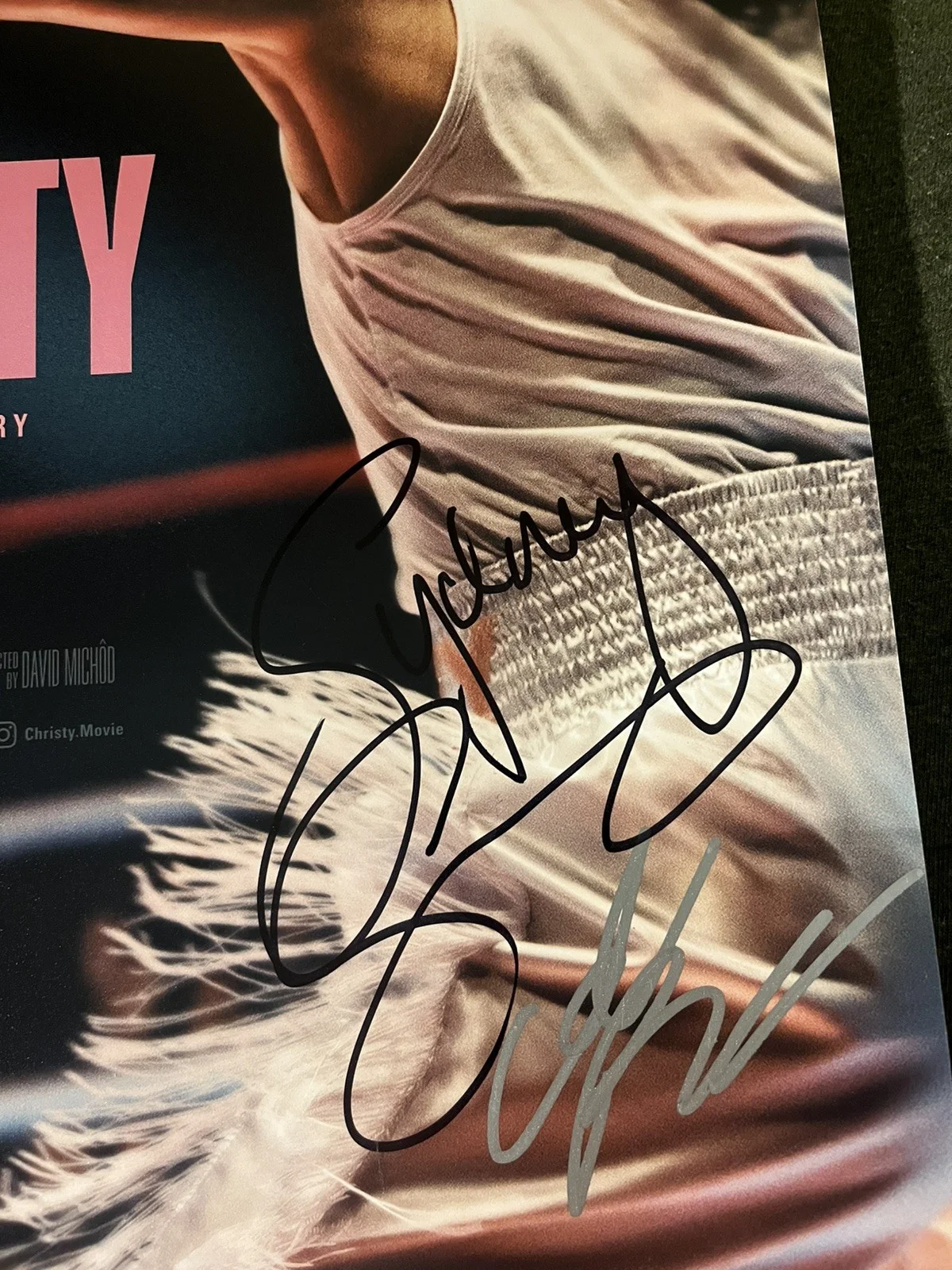 Sydney Sweeney Signed 12x18 Photo Christy proof included, image 3
