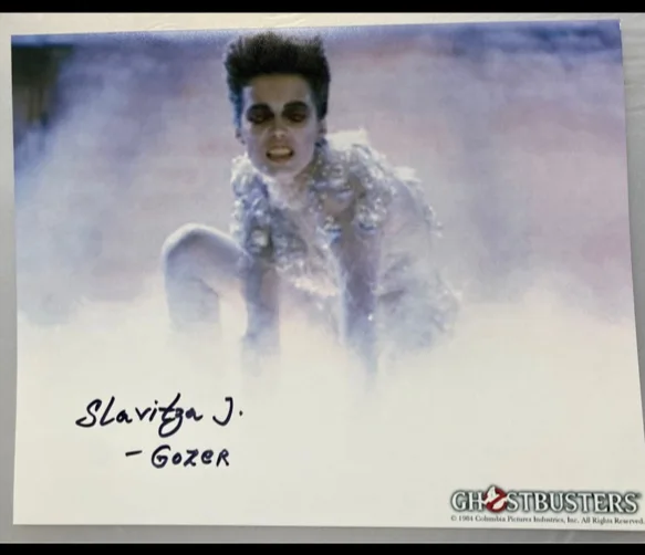 Ghostbusters: Autograph of Slavitza Javan, who plays the Goddess Goza, изображение 2