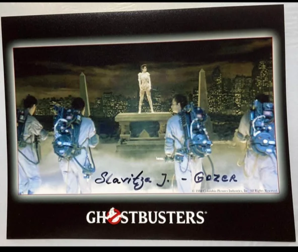 Ghostbusters: Autograph of Slavitza Javan, who plays the Goddess Goza, изображение 3