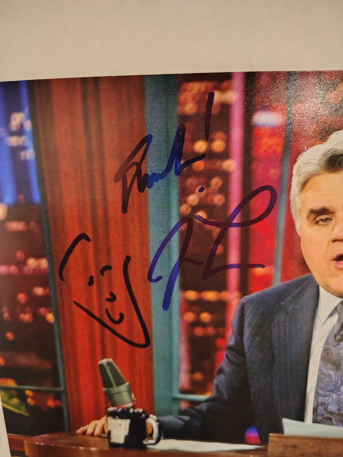 Jay Leno — Jay Leno Signed 8x10 Photo Autograph Auto Late Night Host Legend, image 2