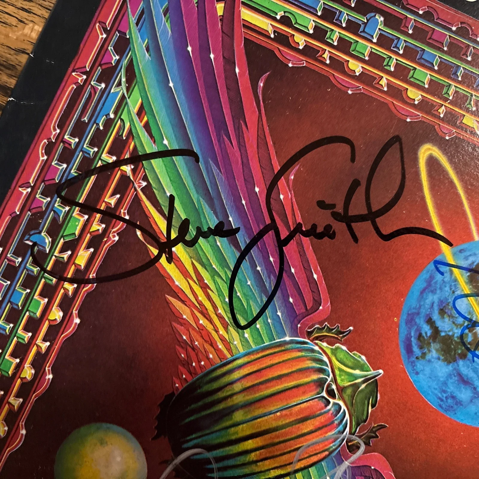Journey Departure Album Signed By Steve Smith Greg Rolle Ross Valory Beckett LOA, изображение 2