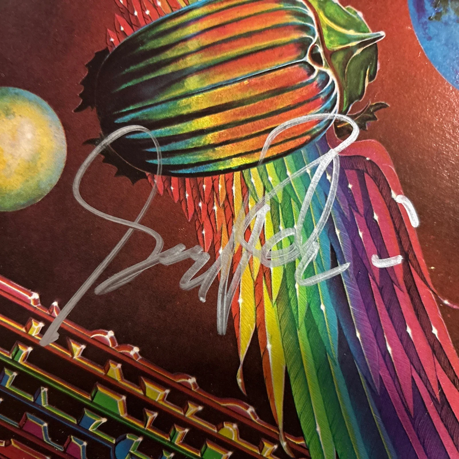 Journey Departure Album Signed By Steve Smith Greg Rolle Ross Valory Beckett LOA, изображение 4