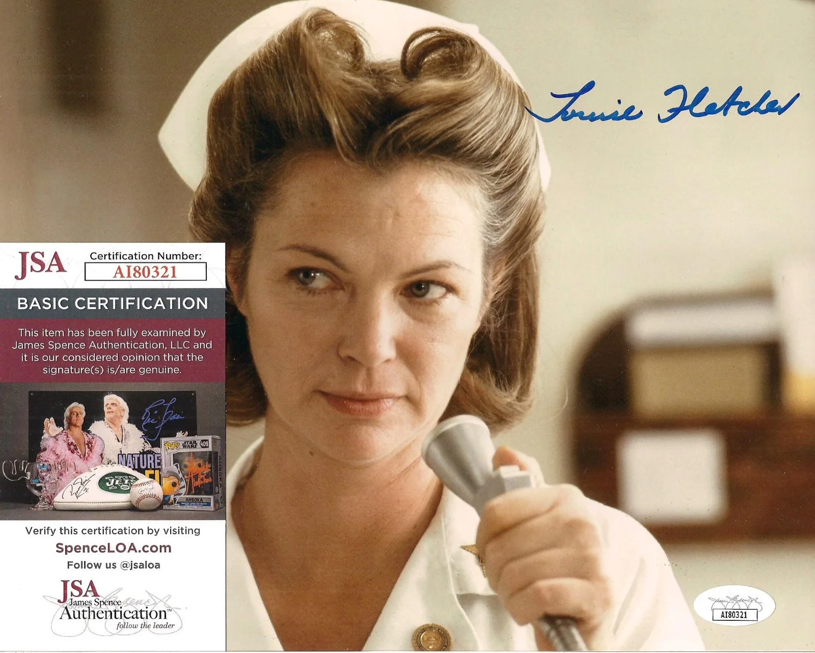 Louise Fletcher — Louise Fletcher Autographed 8x10-JSA COA Movie Actress Academy Award-D-2022, изображение 2
