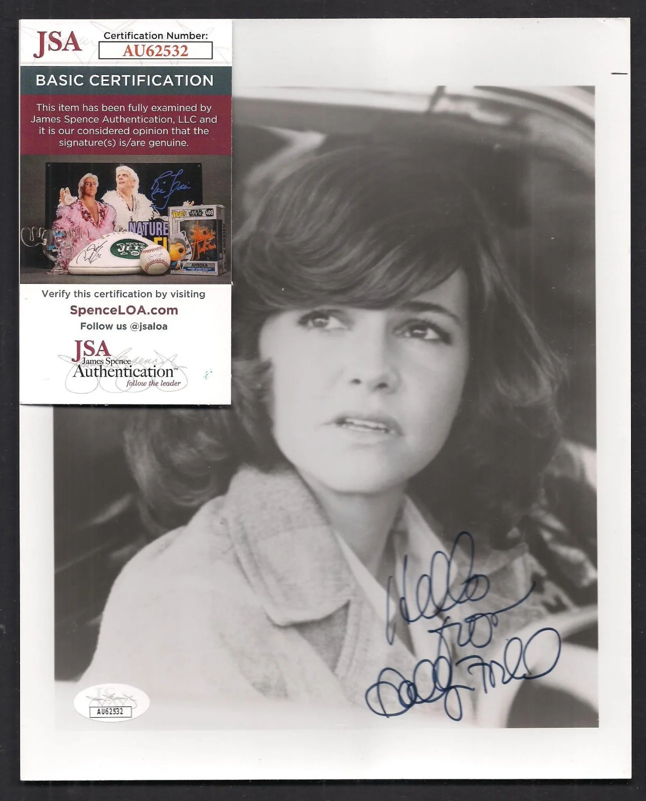 Sally Field — Sally Field Autographed 8x10-JSA COA Academy Award Winning Movie Star Actress, изображение 2