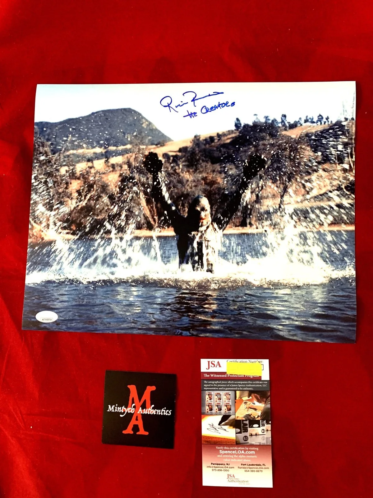 Ricou Browning — Ricou Browning autographed signed 11x14 photo Gill-Man The Creature JSA COA