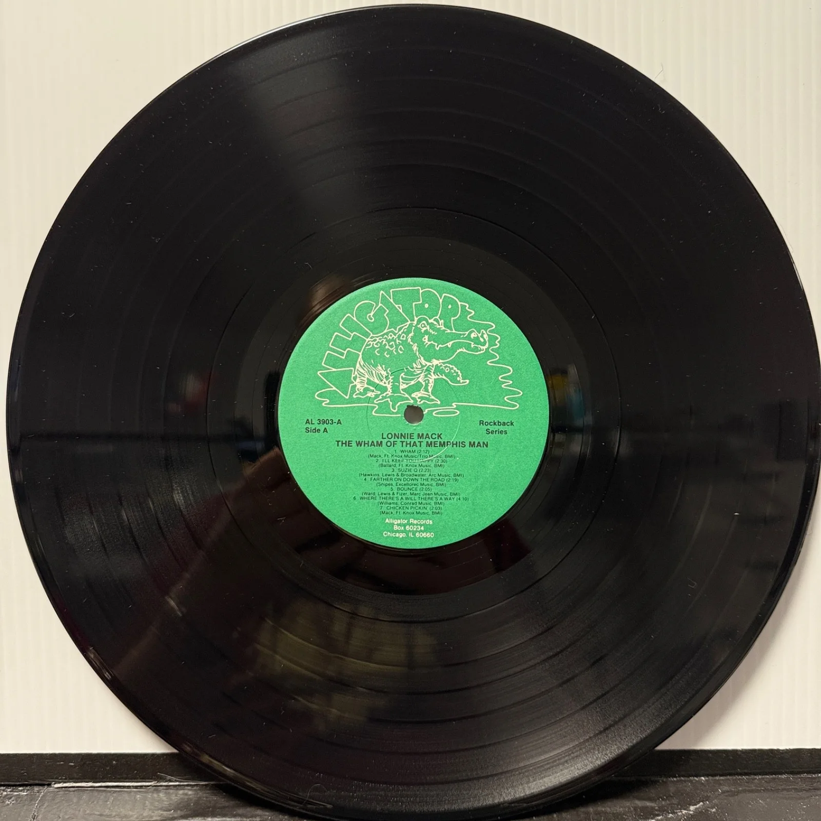 LONNIE MACK The Wham Of That Memphis Man AUTOGRAPHED ON COVER vinyl LP AL 3903, изображение 5