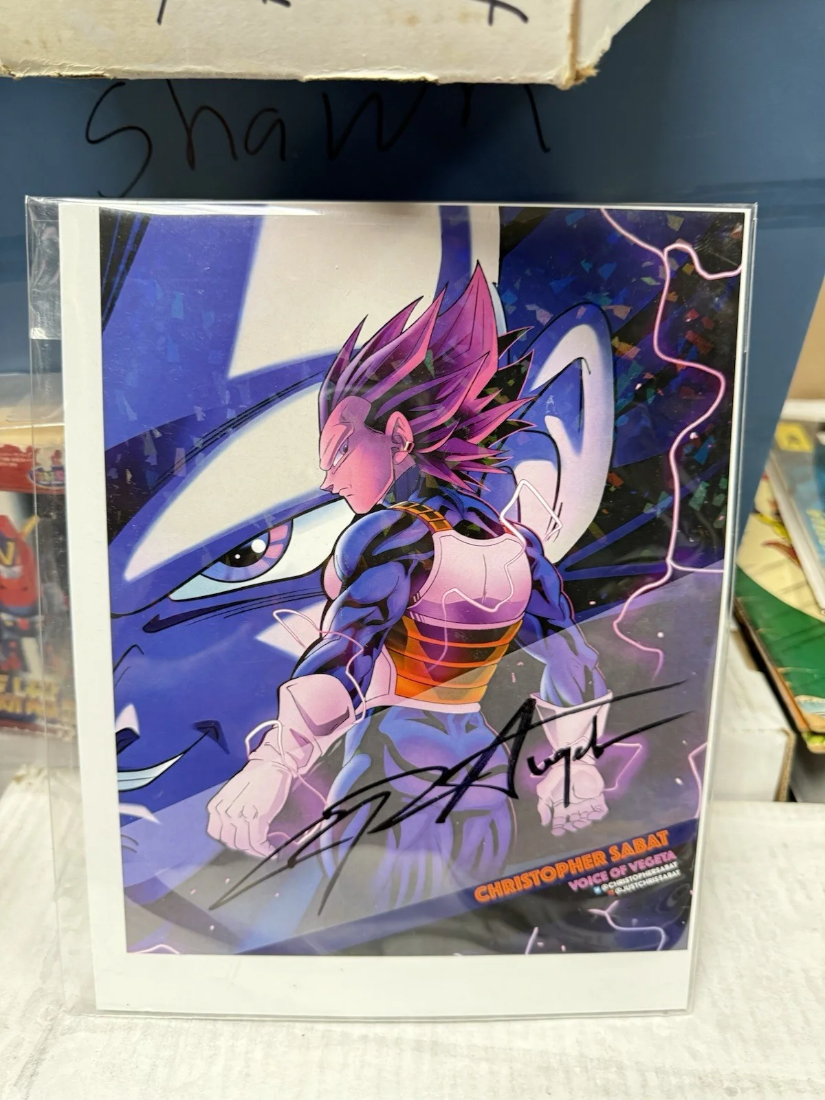 Chris Sabat — CHRIS SABAT Signed DRAGON BALL Z VEGETA 8x10 Photo Autograph JSA COA