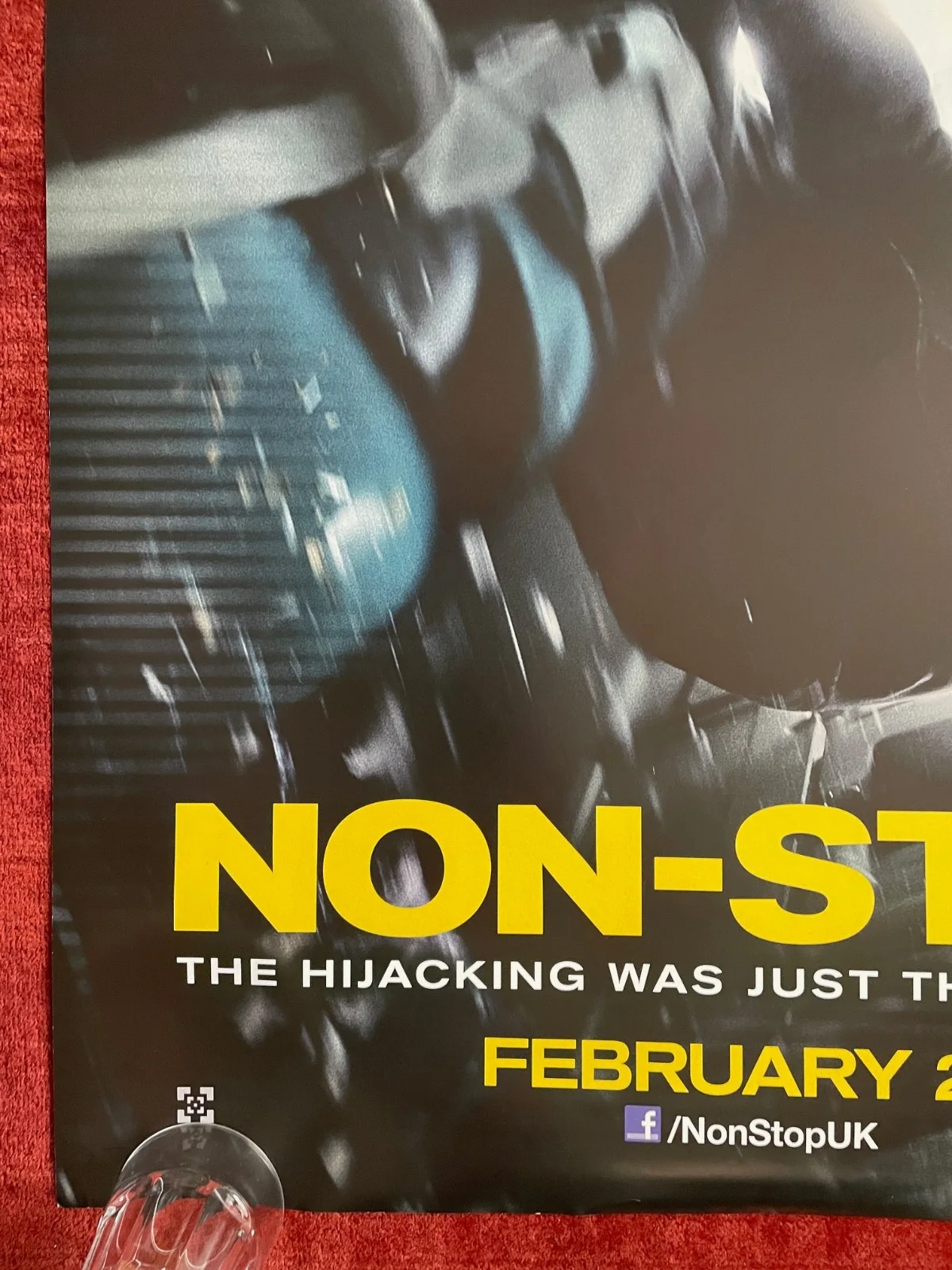NON-STOP (2014) Original One Sheet Movie Film Poster Liam Neeson Julianne Moore, image 4