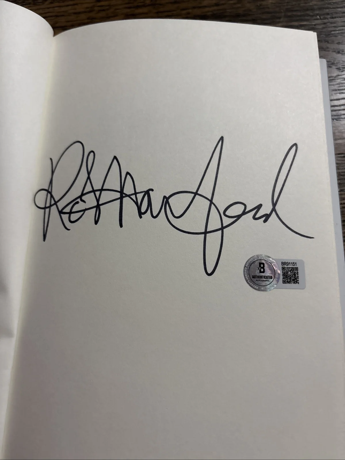 Rob Halford Biblical Signed Book Beckett Authentication Autographed, image 2