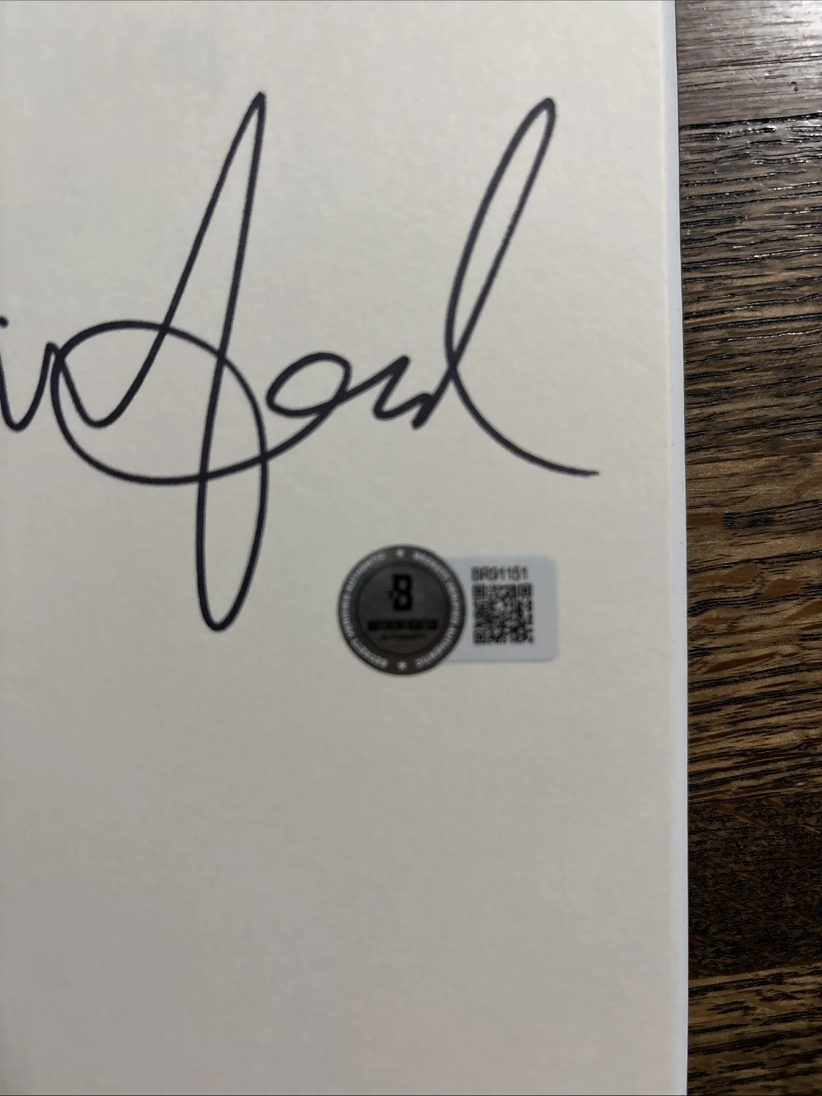 Rob Halford Biblical Signed Book Beckett Authentication Autographed, image 3
