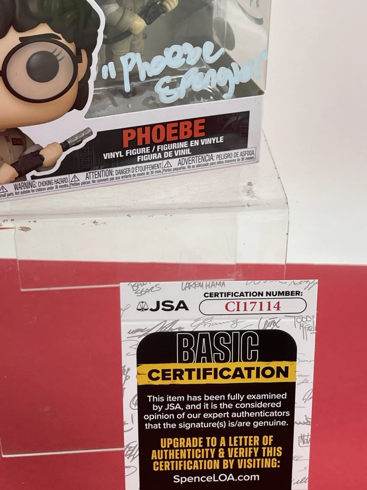 Mckenna Grace — MCKENNA GRACE SIGNED AUTOGRAPH FUNKO POP 1507 GHOSTBUSTERS JSA Cert W/ Quote, image 3