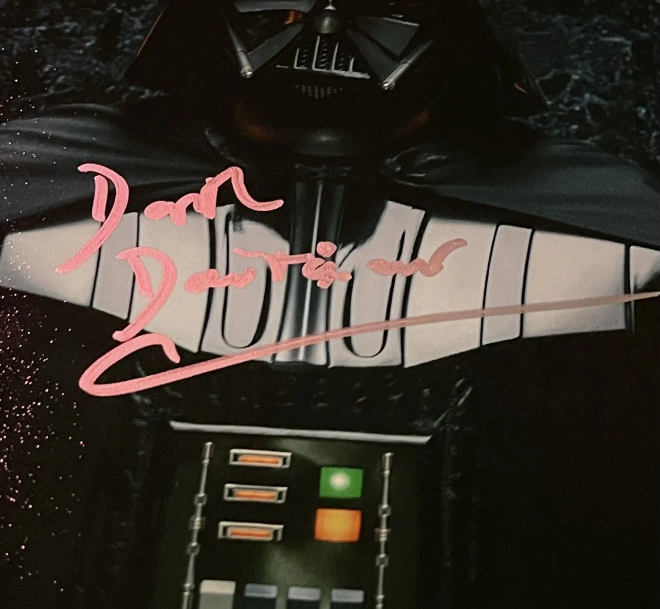 BAS COA Dmitrious Bistrevsky Signed 8x10 Darth Vader Star Wars Photo BECKETT, изображение 2