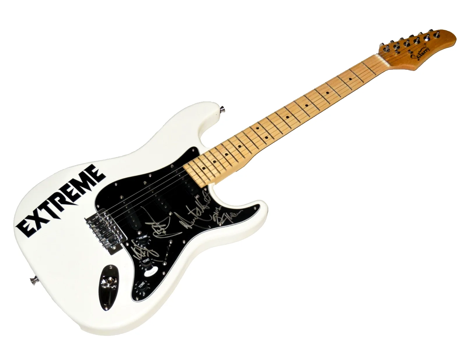 EXTREME AUTOGRAPHED ELECTRIC GUITAR (4 SIGNATURES) - JSA COA!, image 4
