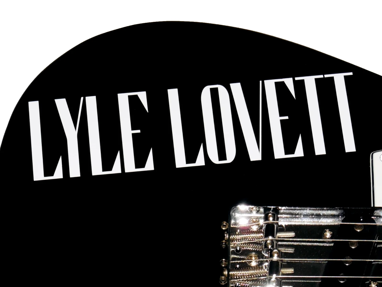 LYLE LOVETT AUTOGRAPHED ELECTRIC GUITAR (SINGER / SONGWRITER) - JSA COA!, изображение 3