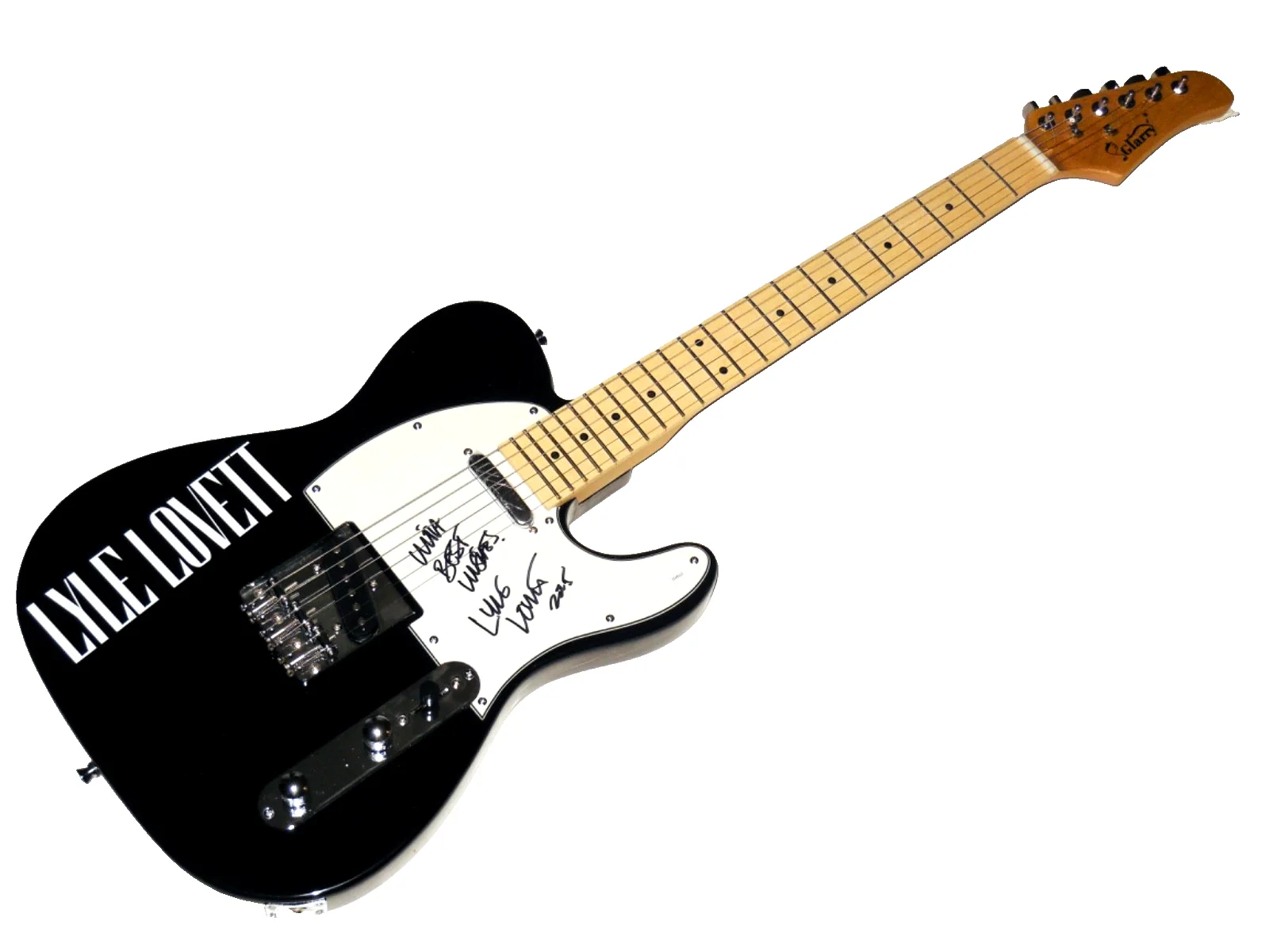 LYLE LOVETT AUTOGRAPHED ELECTRIC GUITAR (SINGER / SONGWRITER) - JSA COA!, изображение 4