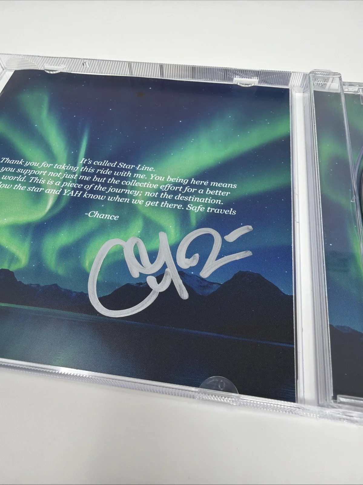 NEW SIGNED Chance the Rapper Star Line CD Album Hop Hop Starline Compact Disc, изображение 2