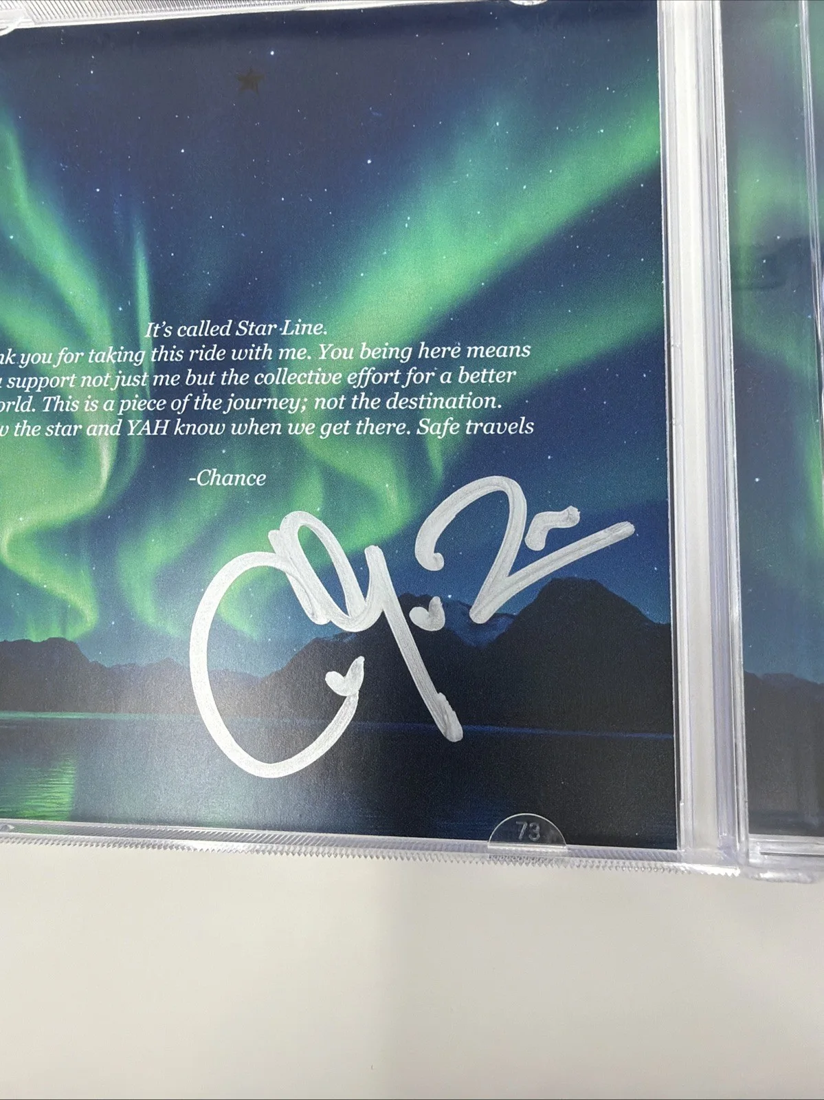 Chance The Rapper Signed CD Starline Autograph (IN HAND), image 3