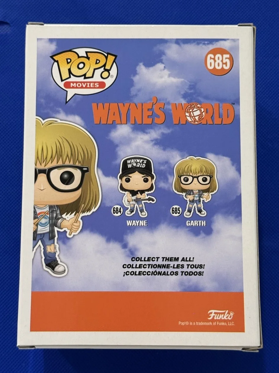 Dana Carvey — Dana Carvey Signed Funko Pop Wayne's World Garth #685 Autograph JSA COA, изображение 3