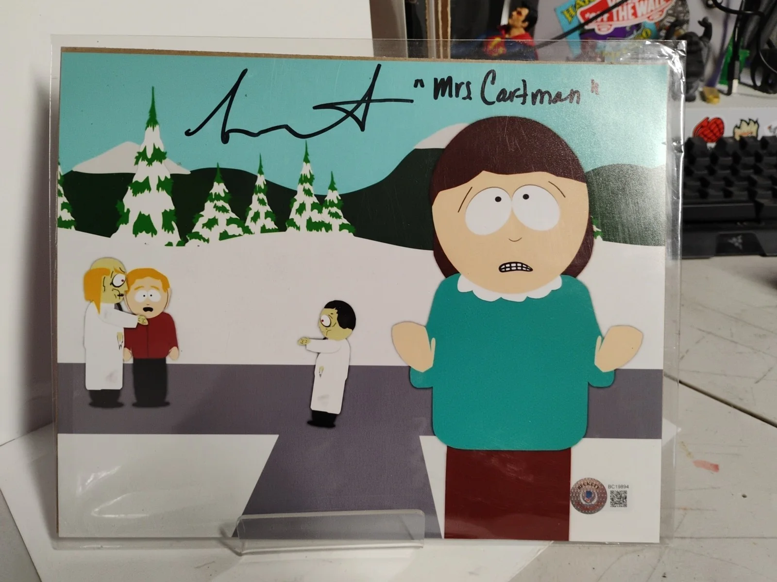 April Stewart — APRIL STEWART AUTOGRAPHED SIGNED 8x10 PHOTO! SOUTH PARK! BECKETT COA!