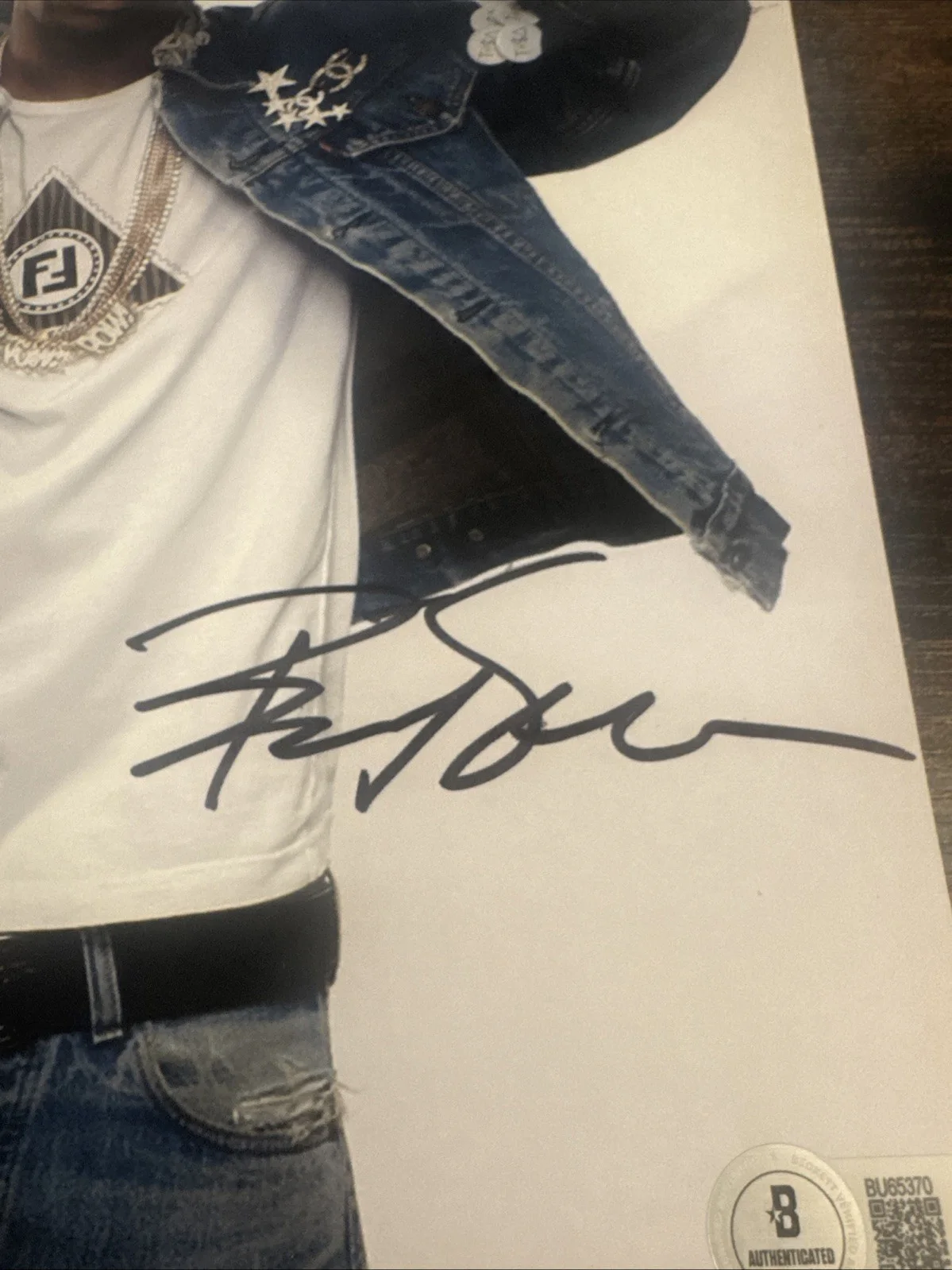 BIG SEAN SIGNED 8X10 PHOTO Ffoe Detroit Beckett Coa, image 3