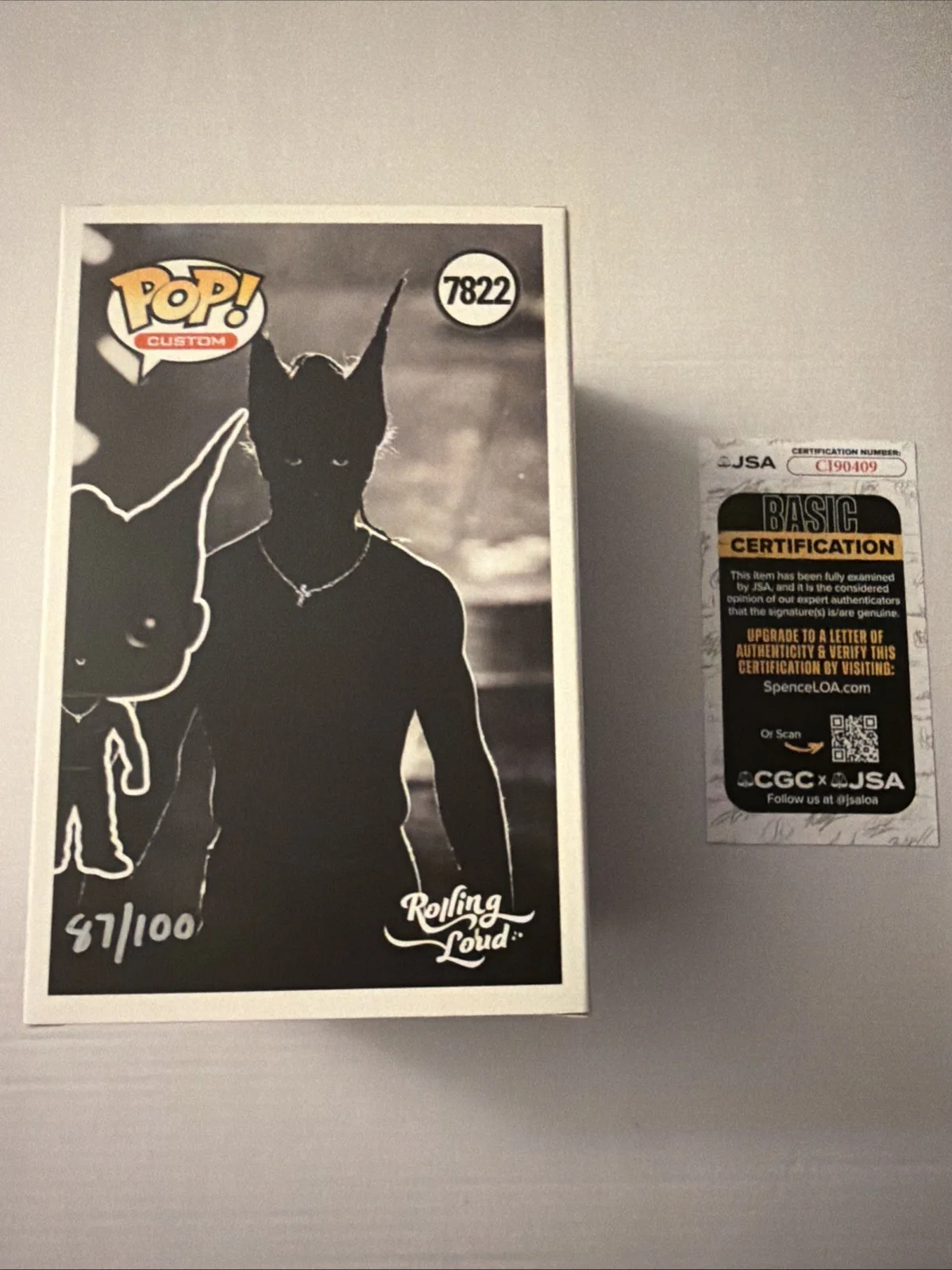 RARE 87/100 Lil Uzi Very Autographed Signed Funko Pop! RARE JSA COA, изображение 4