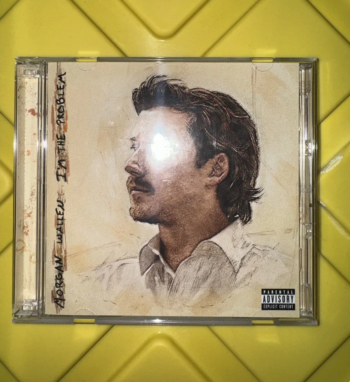 🌀Morgan Wallen Signed I’m The Problem CD - Framed Autographed🌀, image 3