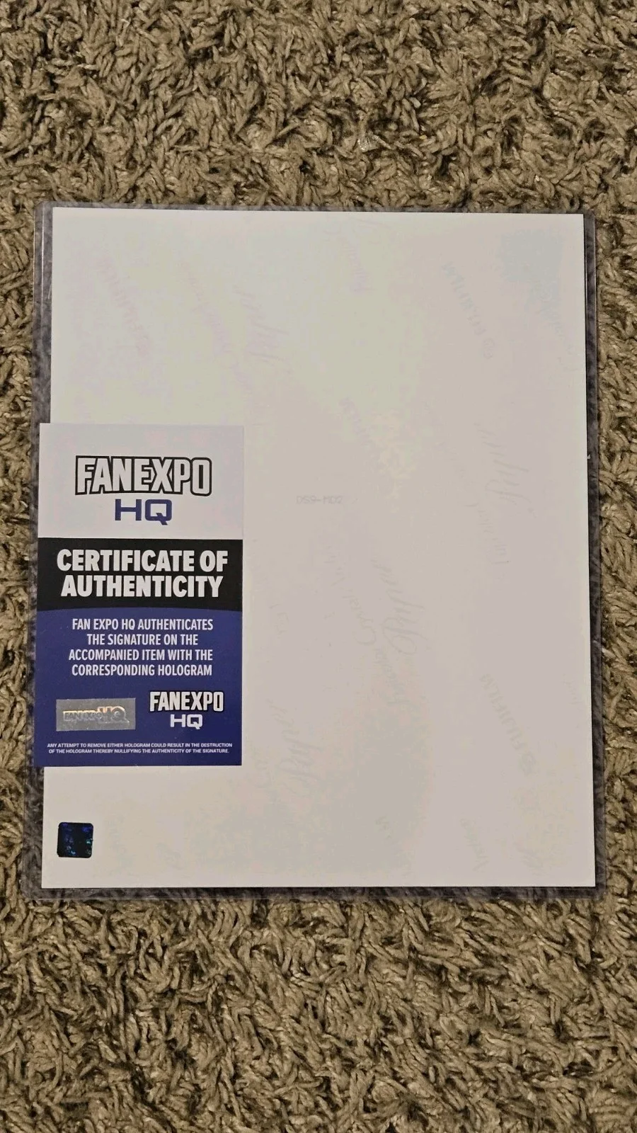 Michael Dorn — Michael Dorn Worf Star Trek TNG Deep Space Nine Signed Autographed Fan Expo COA, image 2