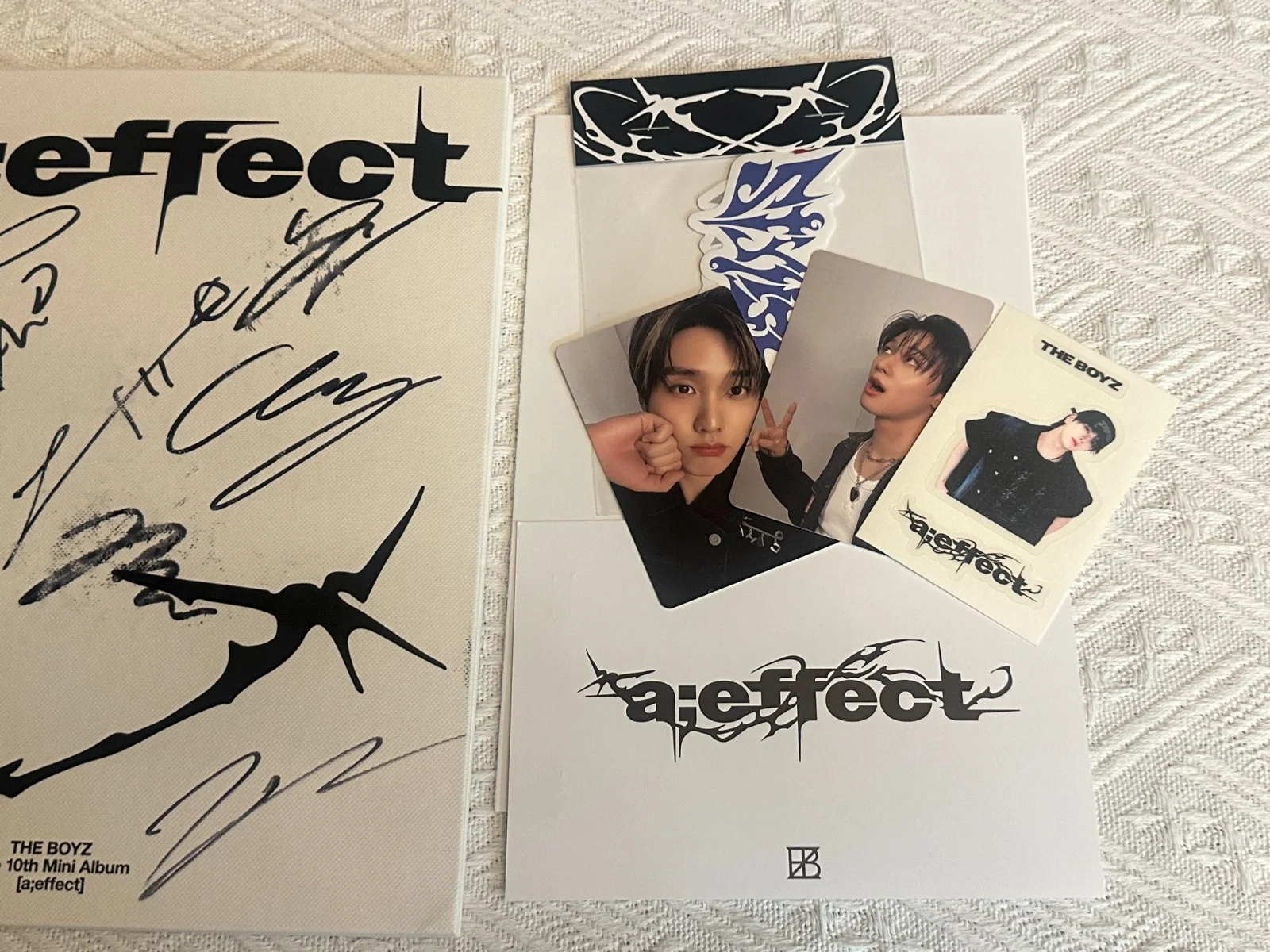 The Boyz Special Unit- ALL MEMBERS Autograph(Signed) PROMO ALBUM, image 4