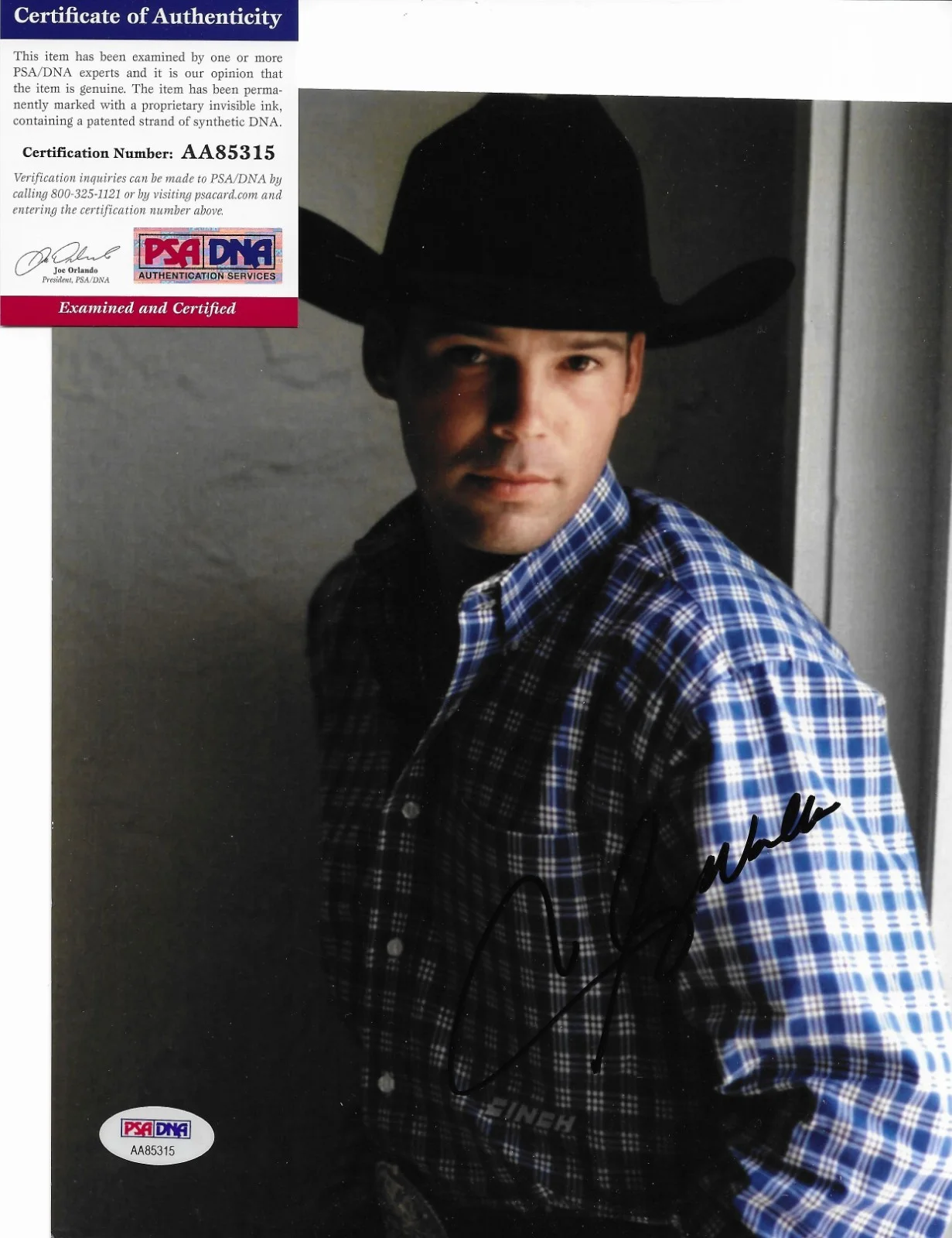 Clay Walker Country Signed 8x10 Photo Autographed PSA/DNA COA 15, изображение 2
