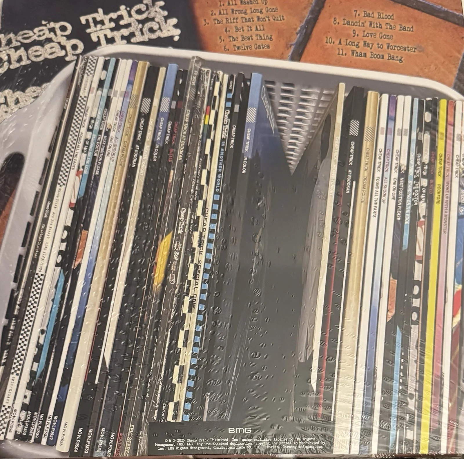 CHEAP TRICK All Washed Up Graphite Marbled LP/Vinyl W/ Signed Insert In Hand🔥, image 2