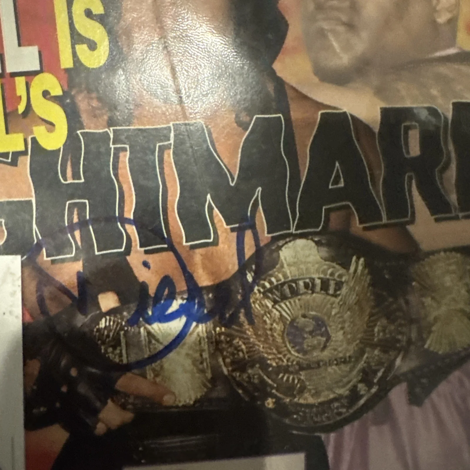 Kevin Nash Diesel — Pro Wrestling Magazine Diesel Signed COA Autograph 1995, image 2