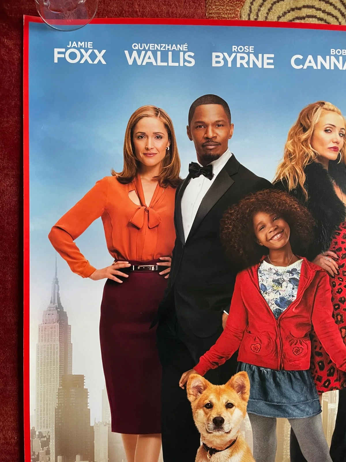 Annie (2014) Original Advance One Sheet Movie Poster Cameron Diaz Jamie Foxx, image 2