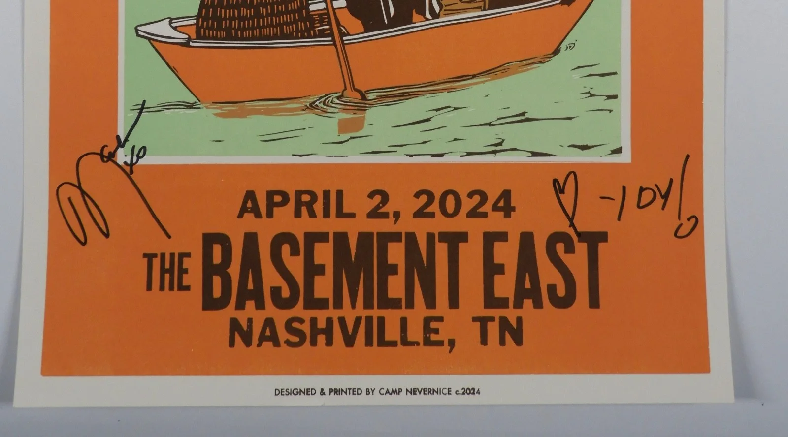 Maren Morris Signed Autograph JSA Print Poster 11 x 17 The Basement East, image 2